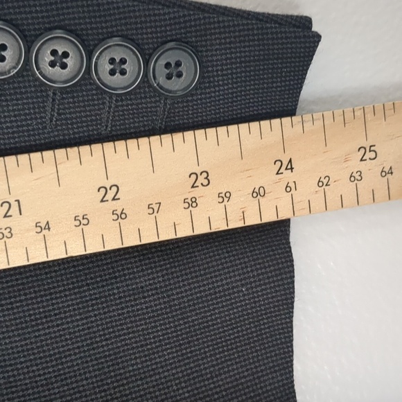 Gianfranco Ferre Double Breasted Blazer Mens 52R Virgin Wool Italy Luxury Formal - Picture 9 of 12